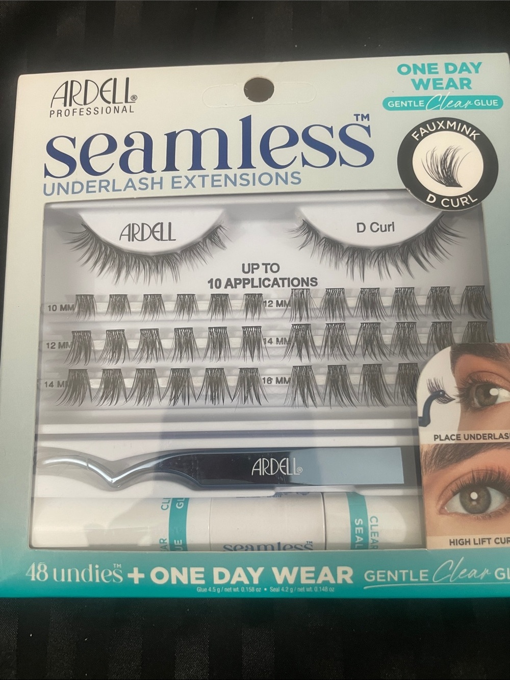 Ardell Seamless Underlash Extensions - Black and White Packaging